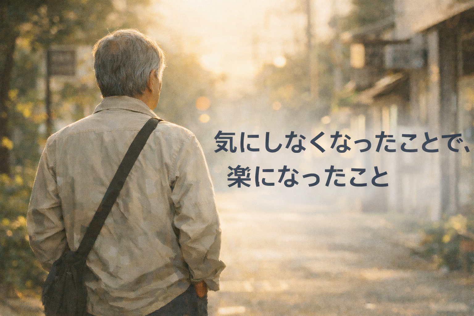 立ち止まらなくてもいい日があると知った