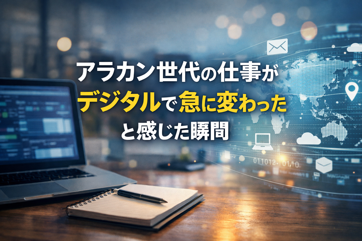アラカン世代の仕事がデジタルで急に変わったと感じた瞬間