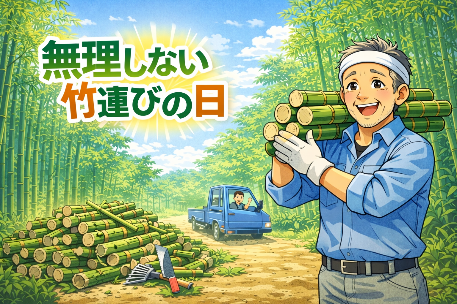 竹を片付けよう