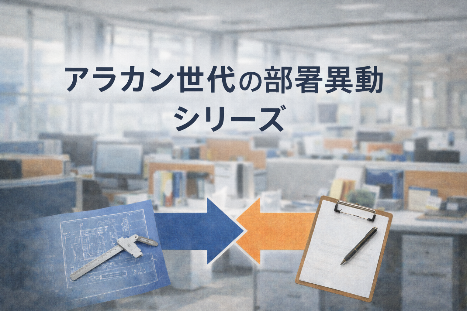 アラカン世代の部署異動シリーズ