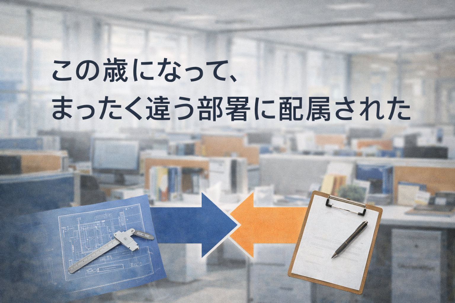 この歳になって違う部署