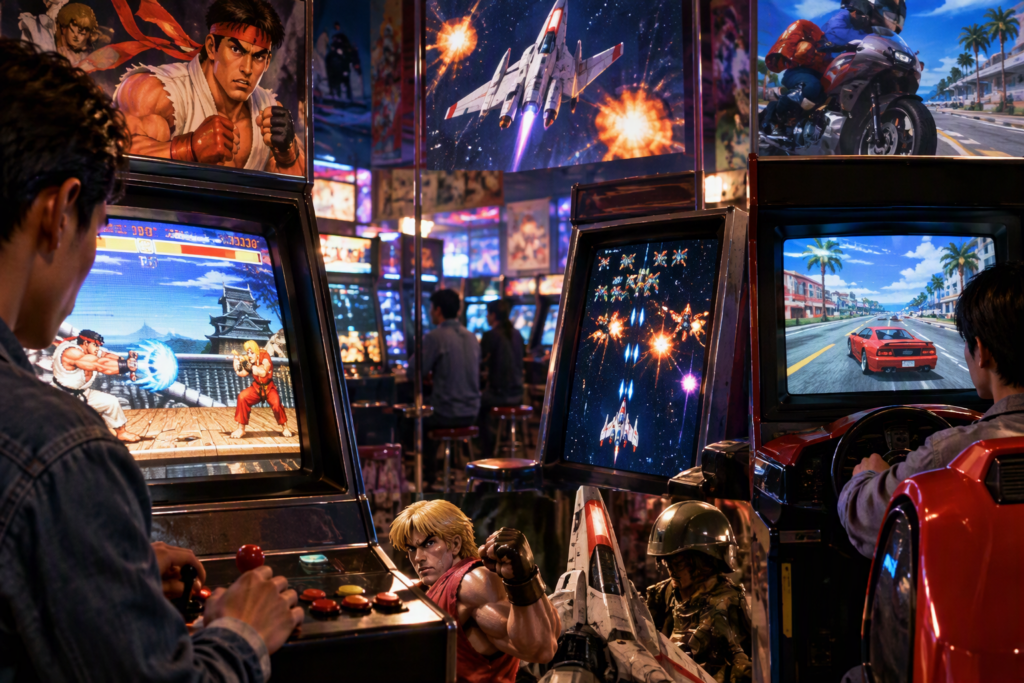 1990年代のアーケードゲーム名作一覧｜格闘・シューティング・アクションなどジャンル別に紹介
